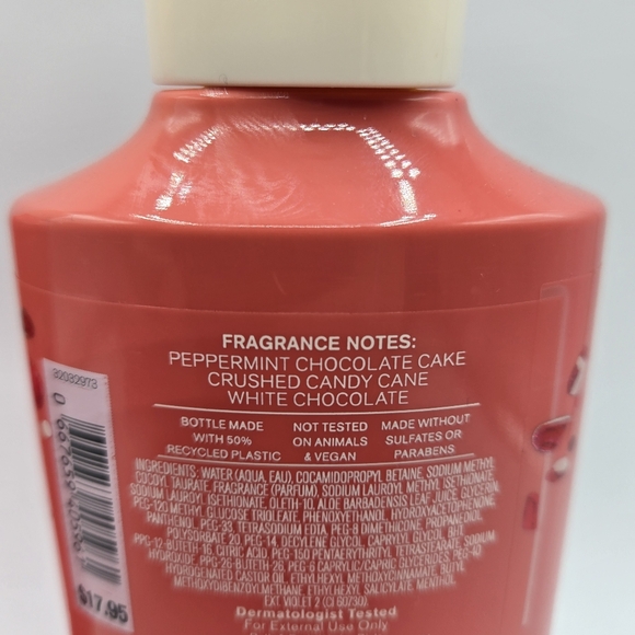 Bath and Body Works Milk Bar Peppermint Bark Truffle Body Wash Bundle Set - Picture 4 of 5